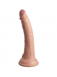 KING COCK - ELITE VIBRATORE DILDO REALISTICO E TELECOMANDO IN SILICONE 17.8 CM