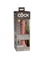 KING COCK - ELITE VIBRATORE DILDO REALISTICO E TELECOMANDO IN SILICONE 17.8 CM