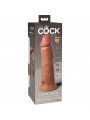 KING COCK - ELITE DILDO REALISTICO VIBRANTE E SILICONE 20.3 CM CARAMEL