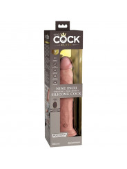 KING COCK - ELITE VIBRATORE DILDO REALISTICO E TELECOMANDO IN SILICONE 23 CM