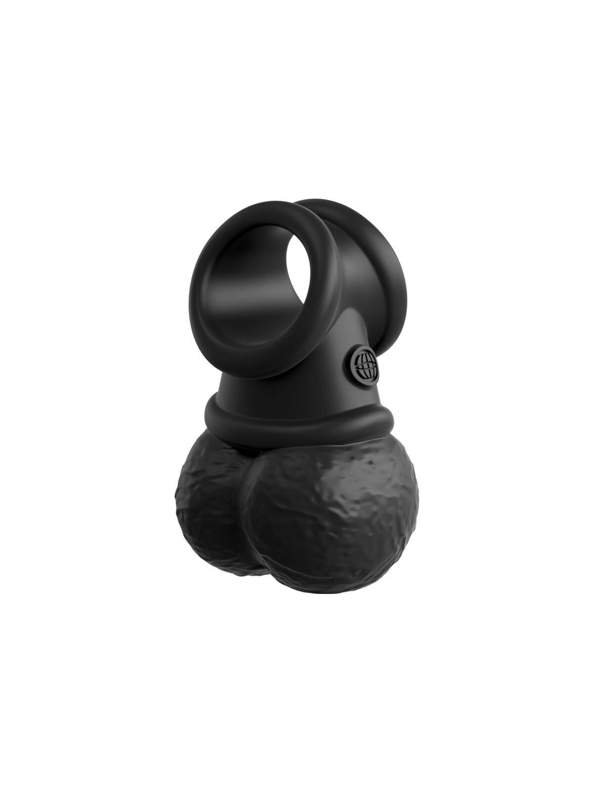 KING COCK - ELITE ANELLO CON TESTICOLO VIBRANTE IN SILICONE