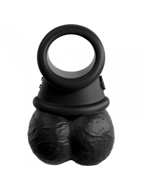 KING COCK - ELITE ANELLO CON TESTICOLO VIBRANTE IN SILICONE