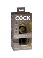 KING COCK - ELITE ANELLO CON TESTICOLO VIBRANTE IN SILICONE