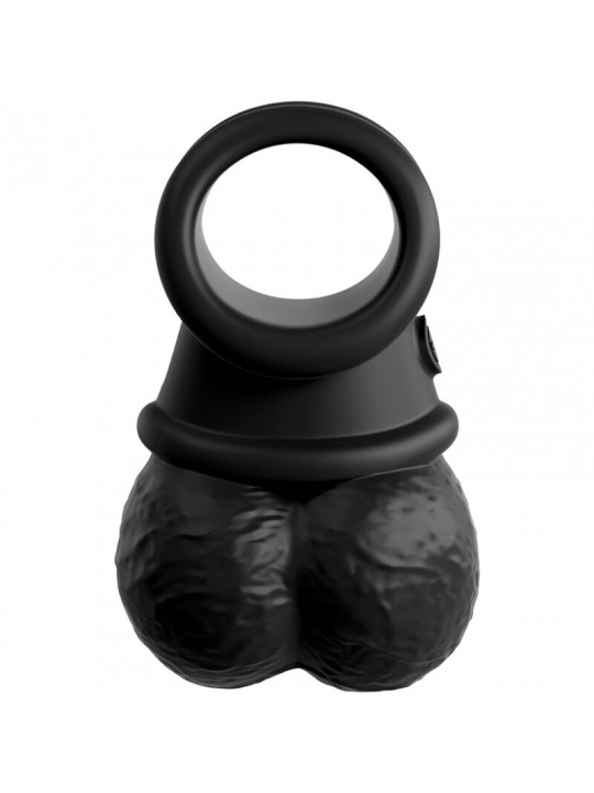 KING COCK - ELITE ANELLO CON TESTICOLO IN SILICONE