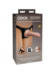 KING COCK - ELITE IMBRAGATURA REGOLABILE CON DILDO 15.2 CM PER PRINCIPIANTI