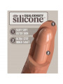 KING COCK - ELITE COMODA IMBRACATURA REGOLABILE CON DILDO 17.8 CM