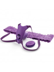 FANTASY FOR HER - PETTORINA G-SPOT BUTTERFLY CON VIBRATORE, RICARICABILE E TELECOMANDO VIOLA