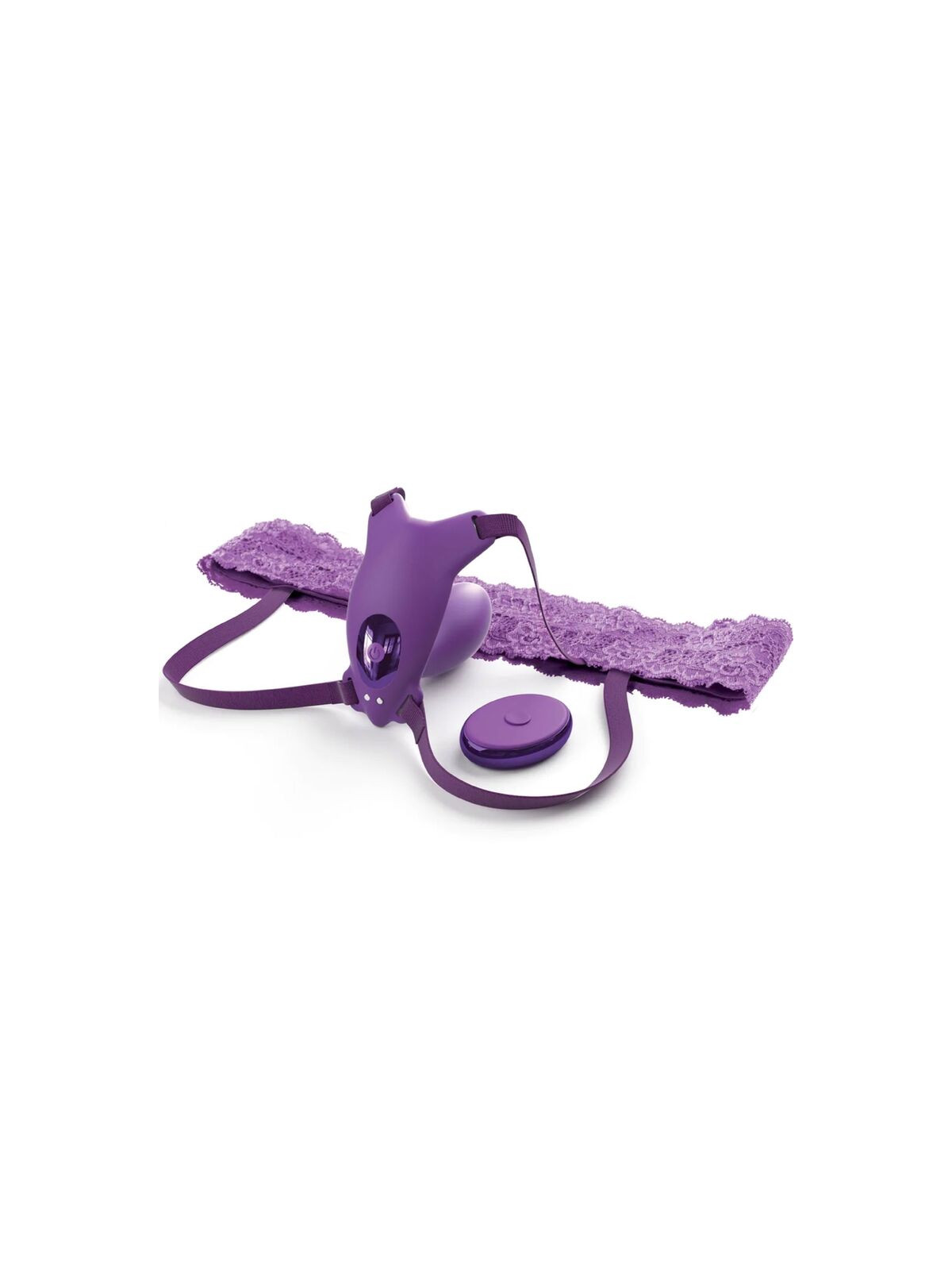 FANTASY FOR HER - PETTORINA G-SPOT BUTTERFLY CON VIBRATORE, RICARICABILE E TELECOMANDO VIOLA