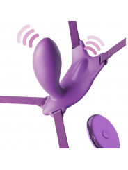 FANTASY FOR HER - PETTORINA G-SPOT BUTTERFLY CON VIBRATORE, RICARICABILE E TELECOMANDO VIOLA