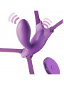 FANTASY FOR HER - PETTORINA G-SPOT BUTTERFLY CON VIBRATORE, RICARICABILE E TELECOMANDO VIOLA