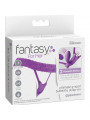 FANTASY FOR HER - PETTORINA G-SPOT BUTTERFLY CON VIBRATORE, RICARICABILE E TELECOMANDO VIOLA