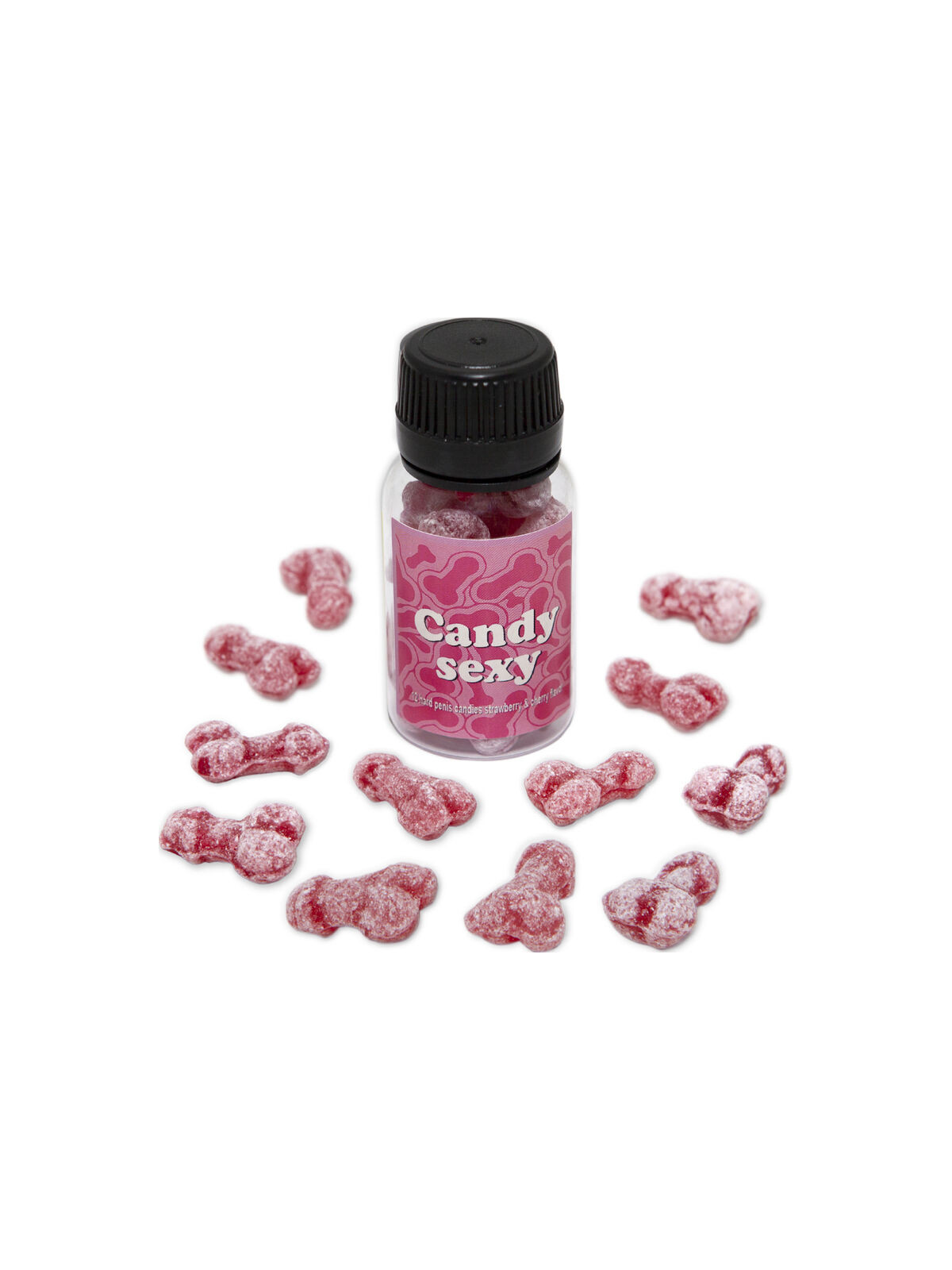 DIABLO PICANTE - CANDY SEXY VASO DA 12 GOMME GUMMY AL GUSTO FRAGOLA-CILIEGIA