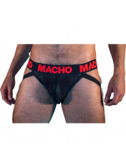 MACHO - MX26X2 JOCK NERO/ROSSO S