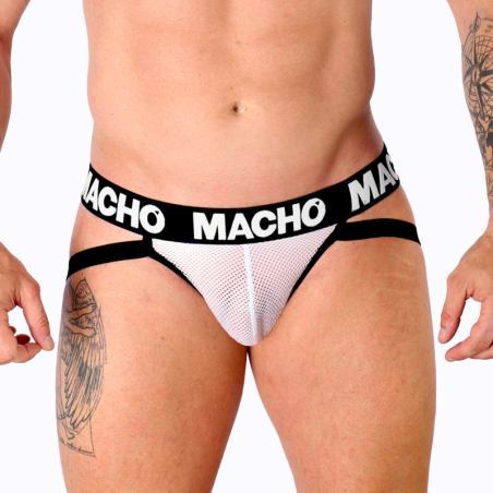 MACHO - MX26X1 JOCK GRID BIANCO M