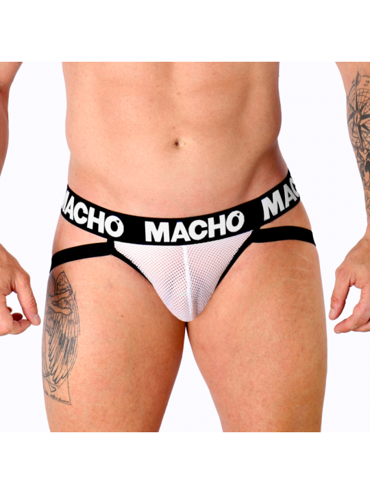 MACHO - MX26X1 JOCK GRID BIANCO L