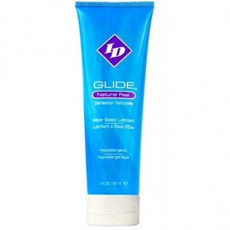 ID GLIDE - LUBRIFICANTE A BASE ACQUA DA VIAGGIO ULTRA LUNGA DURATA TUBO 120 ML