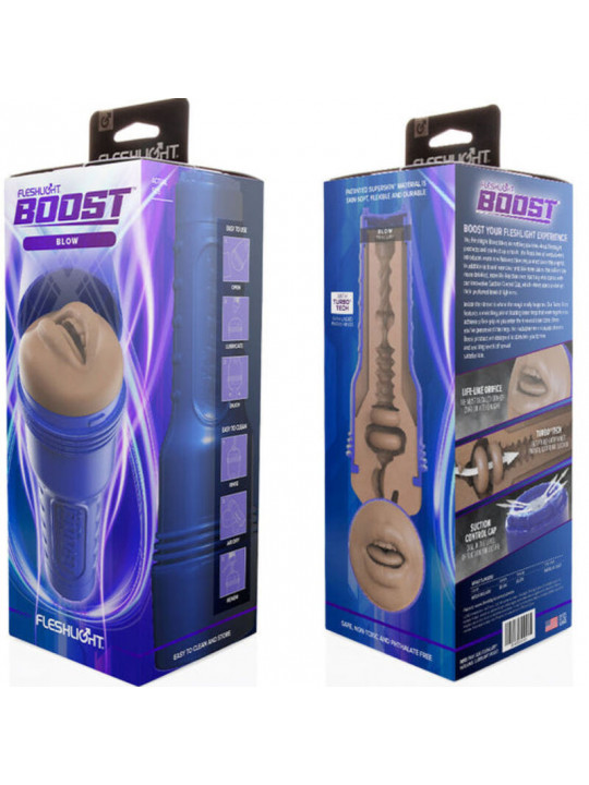 FLESHLIGHT BOOST - MASTURBADOR BLOW MD FLESH BOCCA RP