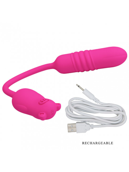 PRETTY LOVE - NOBIKUMA PROIETTORE VIBRANTE IN SILICONE ROSA