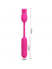 PRETTY LOVE - NOBIKUMA PROIETTORE VIBRANTE IN SILICONE ROSA