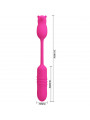 PRETTY LOVE - NOBIKUMA PROIETTORE VIBRANTE IN SILICONE ROSA