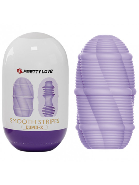 PRETTY LOVE - UOVO MASTURBATORE CUPIDO A STRISCE LISCE