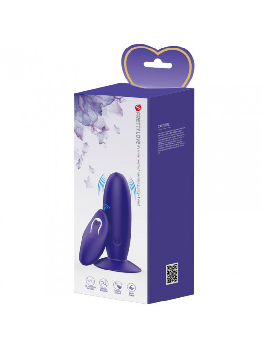 PRETTY LOVE - YOUTH PLUG VIBRATORE ANALE TELECOMANDO VIOLETTO