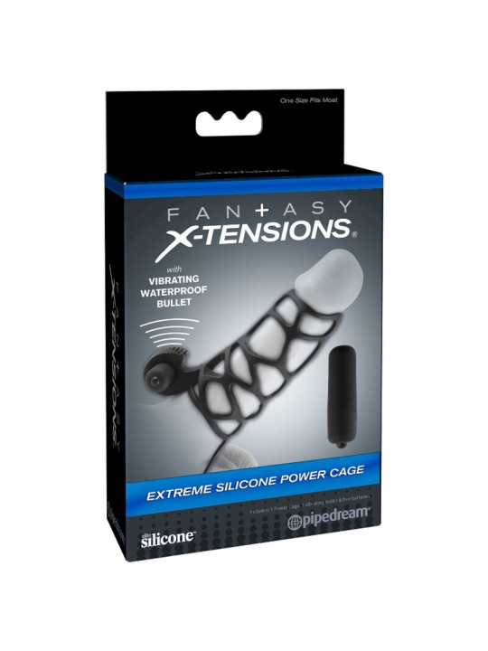 FANTASY X- TENSIONS - POWER CAGE IN SILICONE ESTREMO