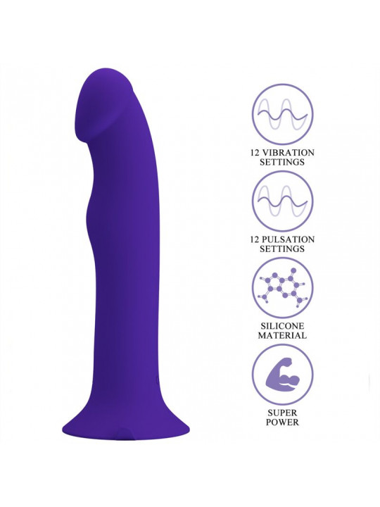 PRETTY LOVE - DILDO VIBRANTE MURRAY YOUTH E VIOLETTO RICARICABILE