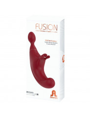 ADRIEN LASTIC - FUSION STIMOLATORE TRIPLO CLITORIDE E PUNTO G ROSSO