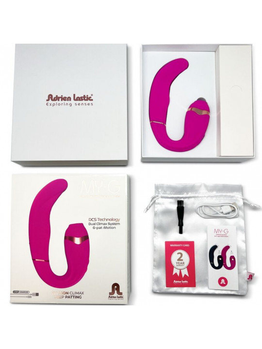 ADRIEN LASTIC - MY·G VENTOSA DEL CLITORIDE E STIMOLATORE DEL PUNTO G ROSA