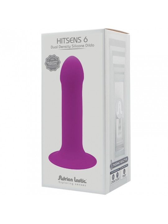 ADRIEN LASTIC - HITSENS 6 DILDO IN SILICONE VIOLA