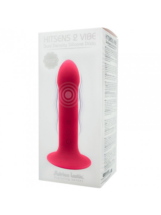 ADRIEN LASTIC - HITSENS VIBE 2 DILDO IN SILICONE ROSA