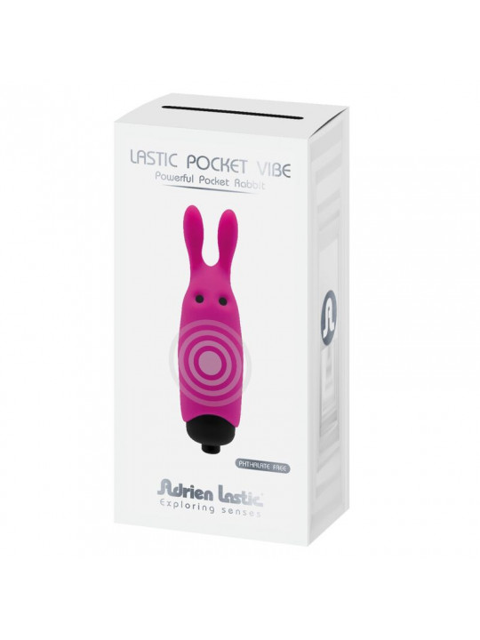 ADRIEN LASTIC - VIBRATORE LASTIC POCKET CONIGLIO ROSA