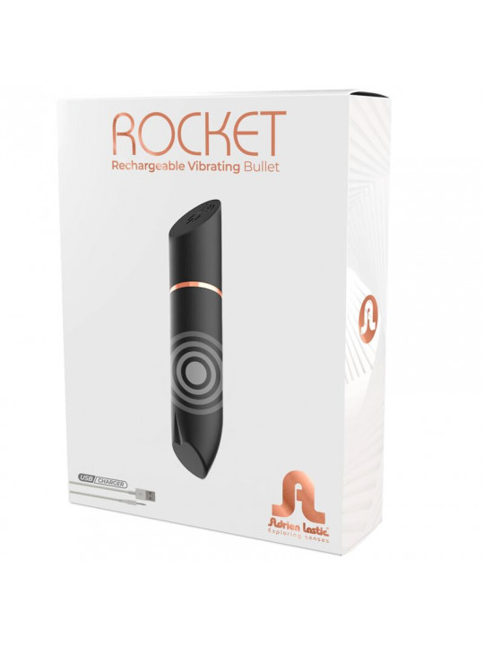 ADRIEN LASTIC - PROIETTILE RICARICABILE ROCKET NERO