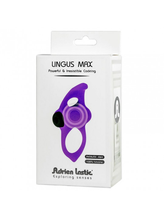 ADRIEN LASTIC - ANELLO VIBRATORE LINGUS MAX VIOLA