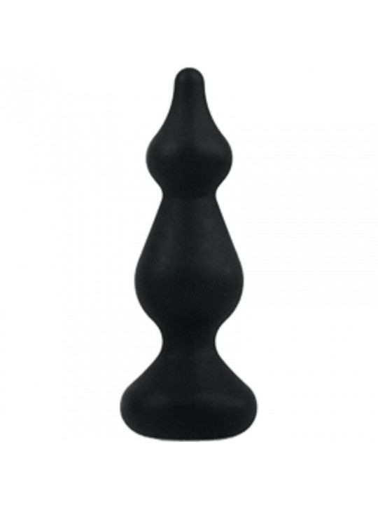 ADRIEN LASTIC - AMUSE PLUG ANALE IN SILICONE NERO TAGLIA S