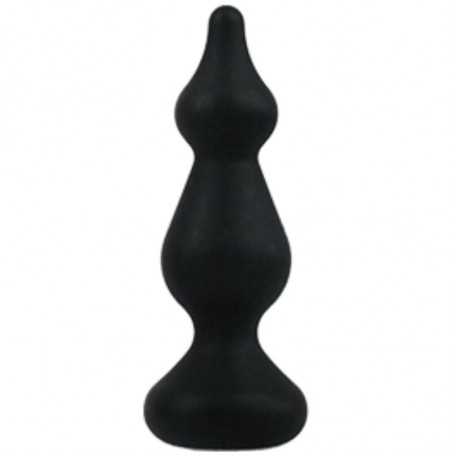 ADRIEN LASTIC - AMUSE PLUG ANALE IN SILICONE NERO TAGLIA S