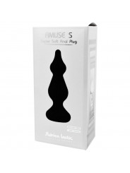 ADRIEN LASTIC - AMUSE PLUG ANALE IN SILICONE NERO TAGLIA S