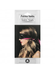 ADRIEN LASTIC - BENDA REVERSIBILE SATINATA ROSA/NERO