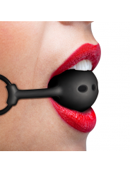 FETISH SUBMISSIVE BONDAGE - BALL GAG IN SILICONE TRASPIRANTE