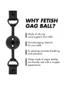 FETISH SUBMISSIVE BONDAGE - BALL GAG IN SILICONE TRASPIRANTE