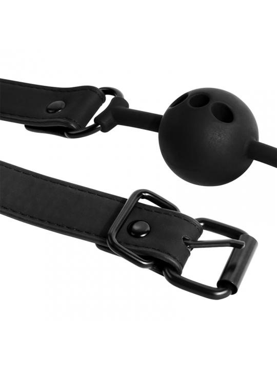 FETISH SUBMISSIVE BONDAGE - BALL GAG IN SILICONE TRASPIRANTE