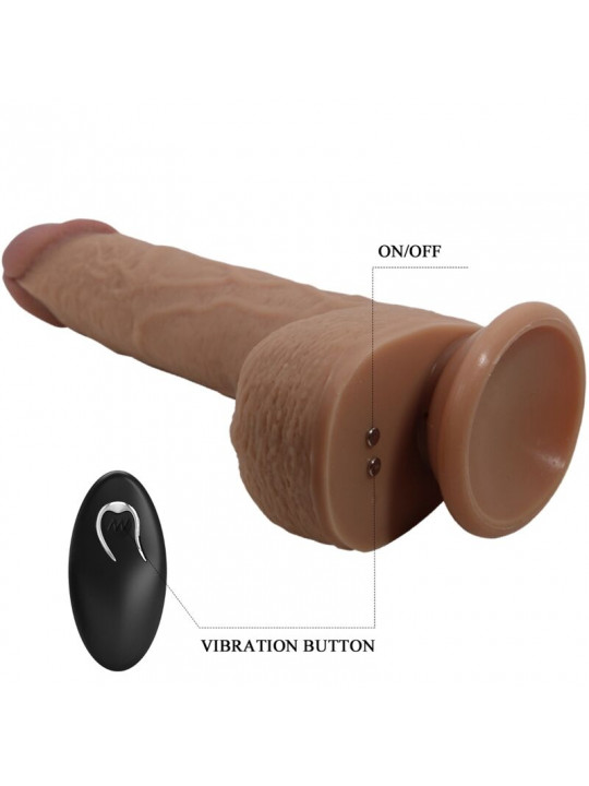 PRETTY LOVE - VIBRATORE DILDO REALISTICO TOMMY 22.5 CM