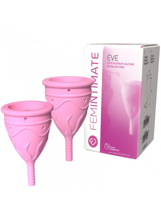 FEMINTIMATE - EVE COPPE MESTRUALI IN SILICONE - TAGLIA S