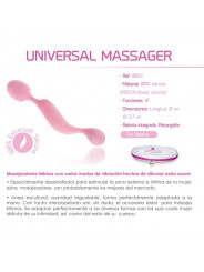 FEMINTIMATE - VIBRATORE IN SILICONE MASSAGGIATORE UNIVERSALE ROSA