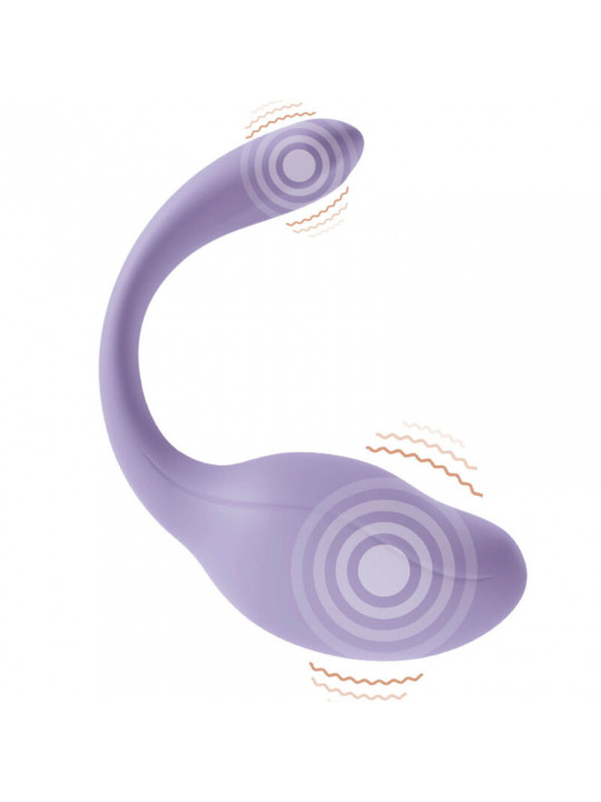 ADRIEN LASTIC - STIMOLATORE CLITORIDE SMART DREAM 3.0 E TELECOMANDO G-SPOT VIOLA - APP GRATUITA