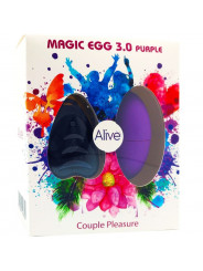 ALIVE - MAGIC EGG 3.0 UOVO VIBRANTE TELECOMANDO VIOLA