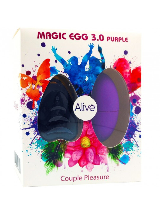 ALIVE - MAGIC EGG 3.0 UOVO VIBRANTE TELECOMANDO VIOLA