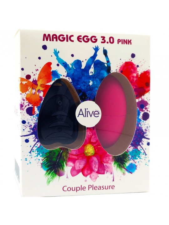 ALIVE - MAGIC EGG 3.0 TELECOMANDO UOVO VIBRANTE ROSA