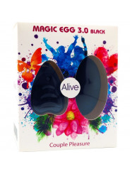 ALIVE - MAGIC EGG 3.0 UOVO VIBRANTE TELECOMANDO NERO